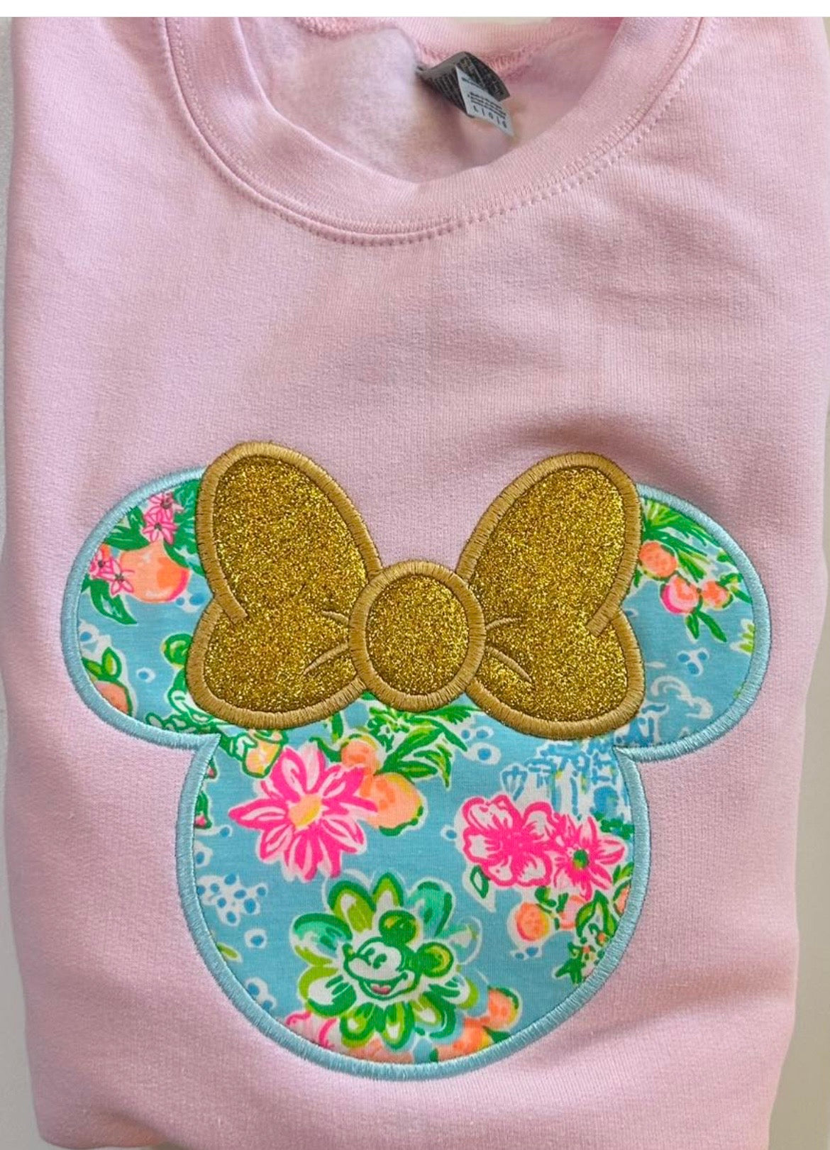 Glitter Mouse Crewneck sweatshirt