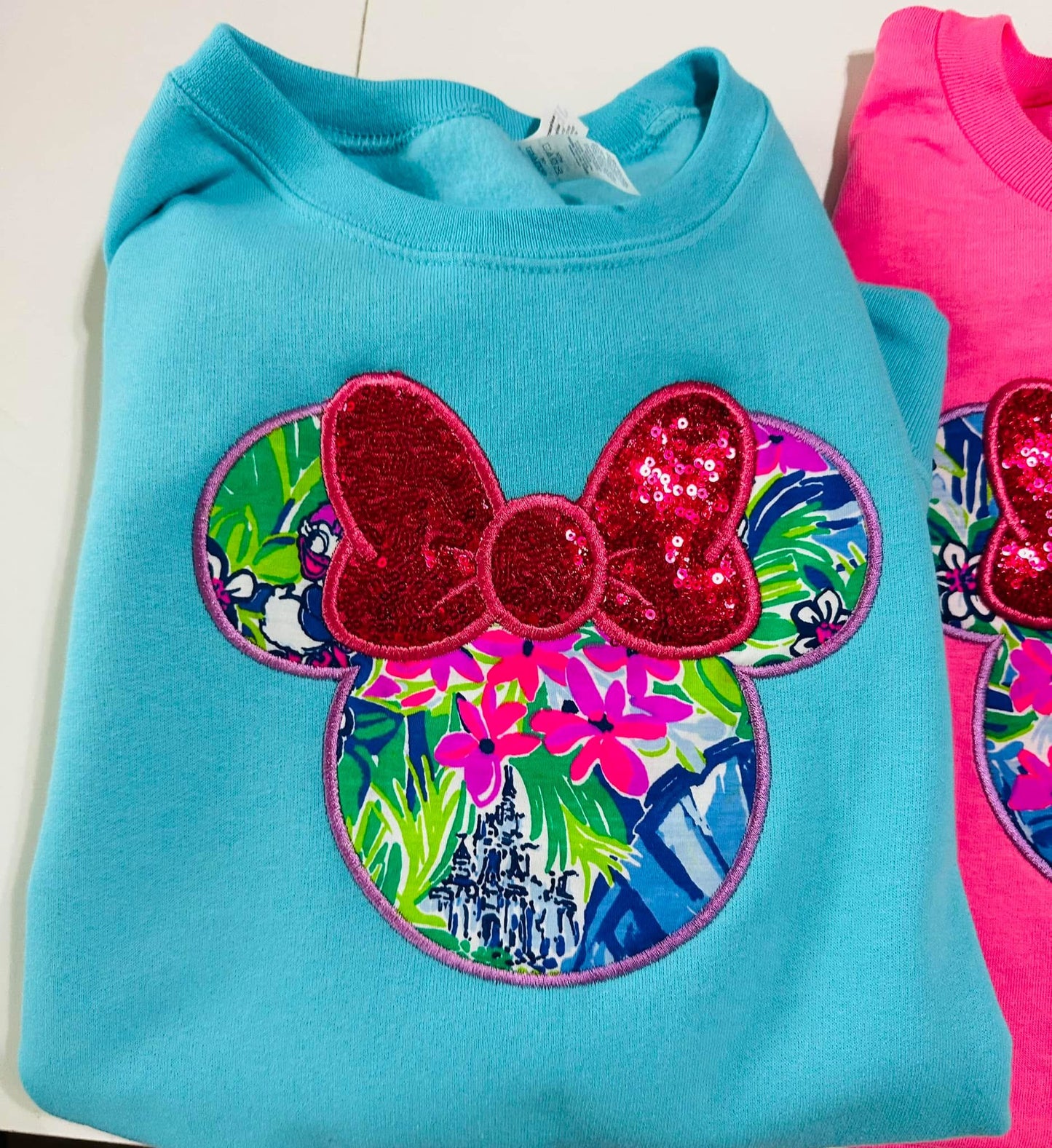 Sequined Mouse sweatshirt
