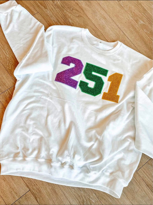 251 Mardi Gras sweatshirt