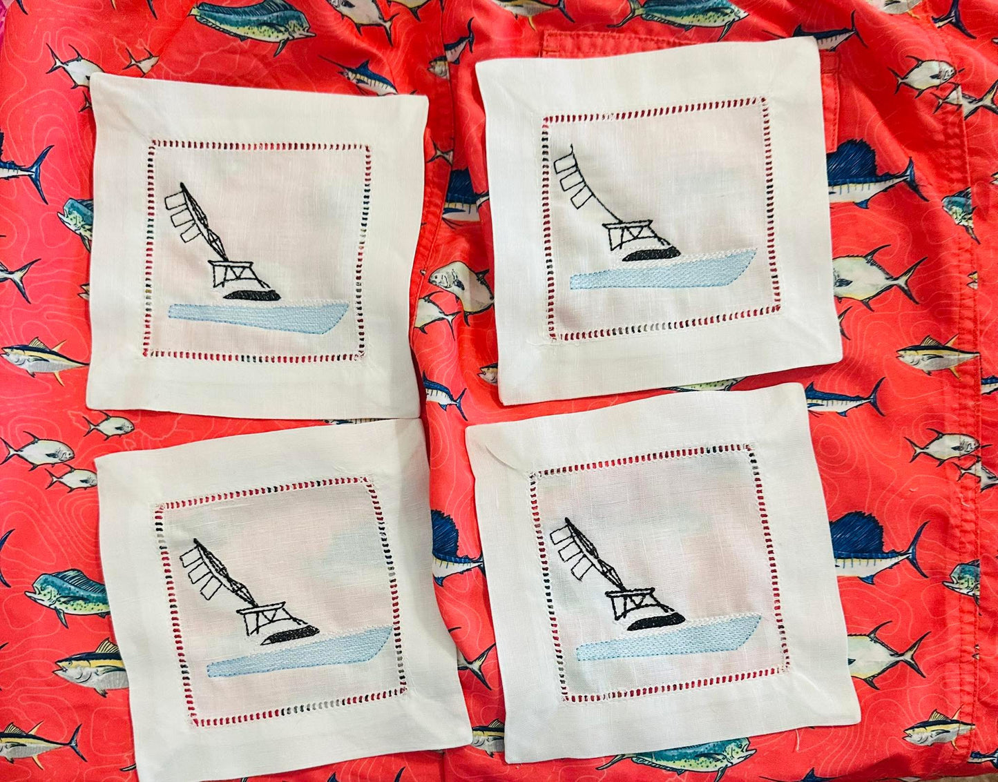 Sportsfisher Cocktail Napkins Set