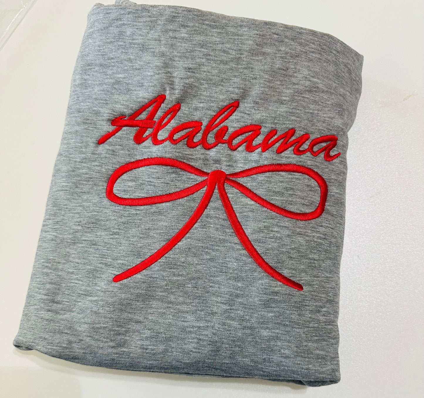 Alabama bow embroidery design *DIGITAL FILE ONLY *